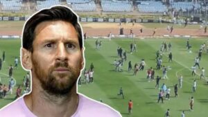 Fans didn't get to see Lionel Messi at Yuva Bharati.