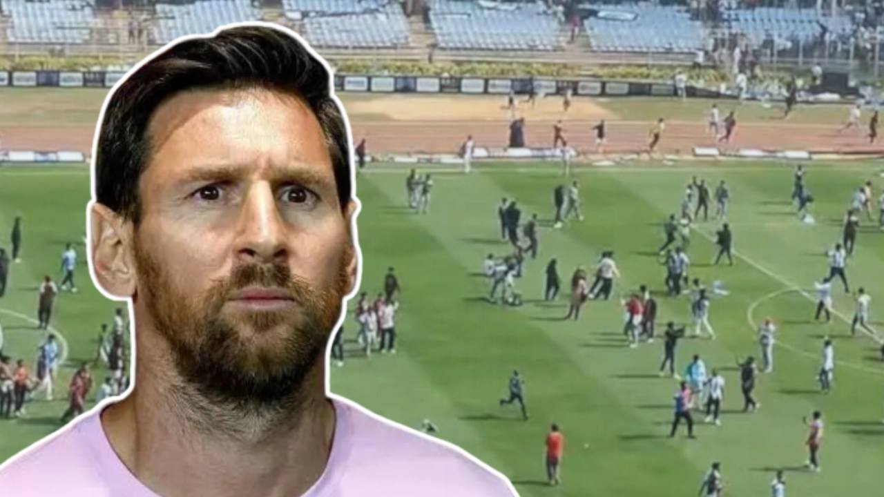 Fans didn't get to see Lionel Messi at Yuva Bharati.