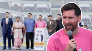 Lionel Messi expresses desire to return to India.