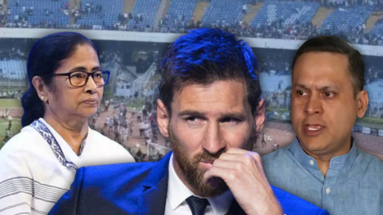 Amit Malviya criticizes Mamata Banerjee's apology to Lionel Messi.