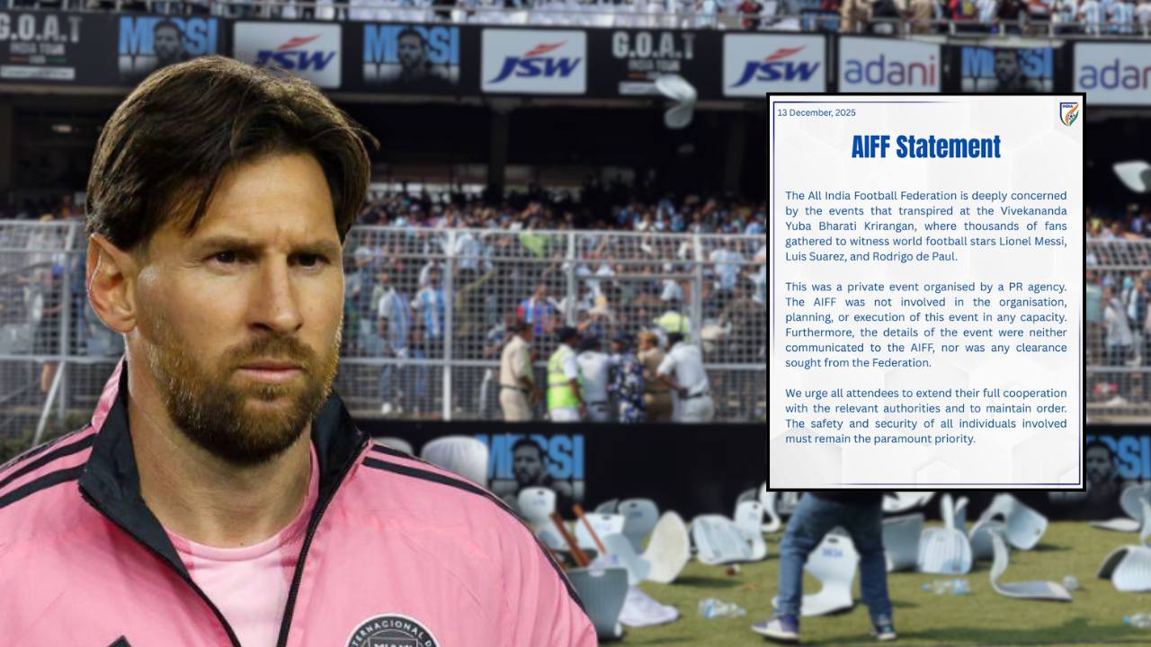 What did AIFF say about the chaos of Lionel Messi GOAT Tour?