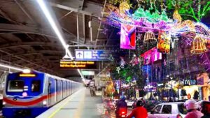 Kolkata Metro on high alert on the night of the christmas festival special security