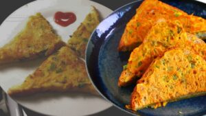 Recipe instead of eggs make this healthy toast with mung lentils