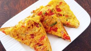 Recipe instead of eggs make this healthy toast with mung lentils