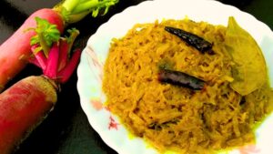 Recipe even if you don't like radishes this dish will be a treat for your taste buds