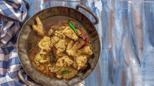 Recipe not potato and poppy seeds this time make this dish with mutton