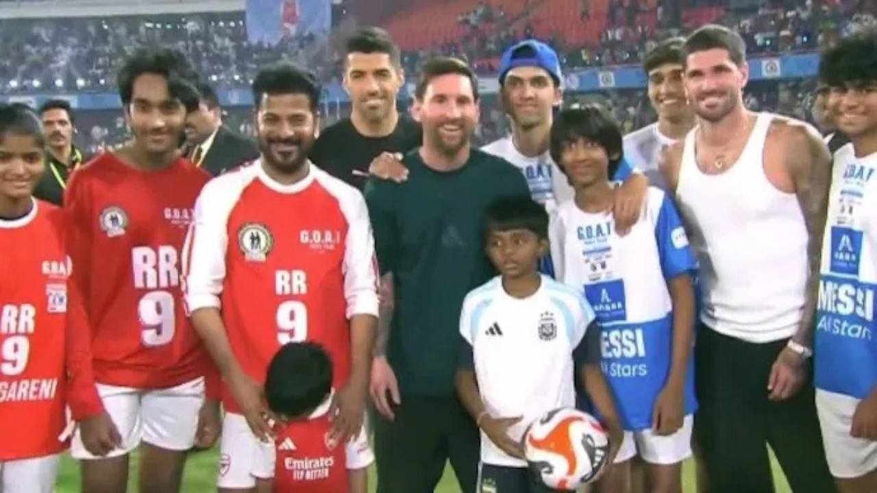 Messi GOAT India Tour was a great success in Hyderabad.