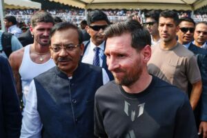 Messi in Kolkata after 14 long years.