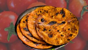 Recipe instead of eating plain paratha try making this recipe with tomatoes