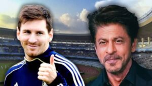 What did Shah Rukh Khan say about Lionel Messi's event?