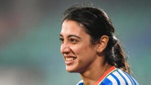 Smriti Mandhana sets world record against Sri Lanka.