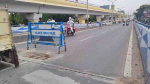 Taratala Flyover will remain closed for three consecutive days