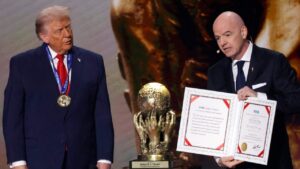 Donald Trump received FIFA peace Prize.