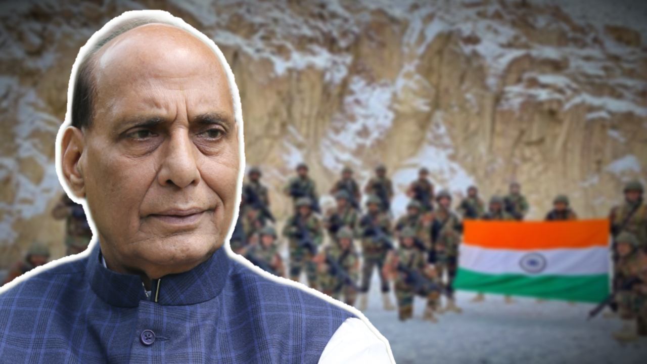 Rajnath Singh inaugurates 125 projects in Ladakh.