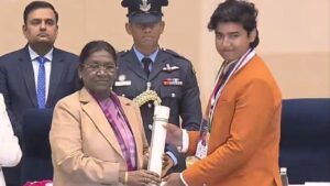  Vaibhav Suryavanshi received PM Rashtriya Bal Puraskar.