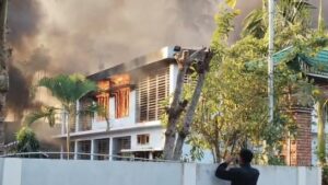 Bloodshed in Assam over eviction of illegal occupants.