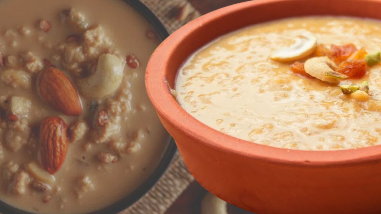 Recipe make jaggery rice pudding at home a special recipe for poush parban