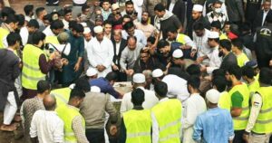 Controversy arisen over burying Hadi next to the grave of Kazi Nazrul Islam.