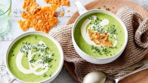 Recipe include broccoli soup in your diet menu 