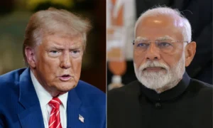 Trump again hints at imposing tariffs on India.