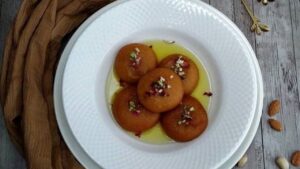 Recipe make delicious rasbara with just a few ingredients