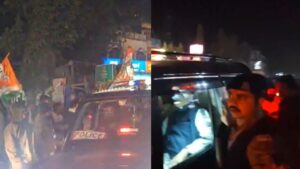 Allegation of attack on Shuvendu Adhikari's car In West Midnapore