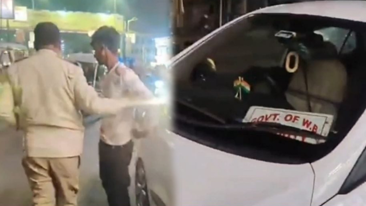 I-PAC-এর গাড়িতে কেন সরকারি বোর্ড? মাঝরাস্তায় ধরা পড়ল সব, ভাইরাল ভিডিও-য় যা দেখা গেল…