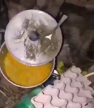The army has discovered a militant hideout in Jammu and Kashmir.