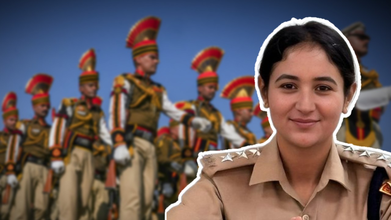 Simran Bala will lead the men's CRPF unit on Republic Day.