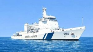 India has received its first pollution control vessel. 