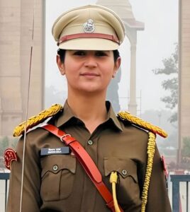 Simran Bala will lead the men's CRPF unit on Republic Day.
