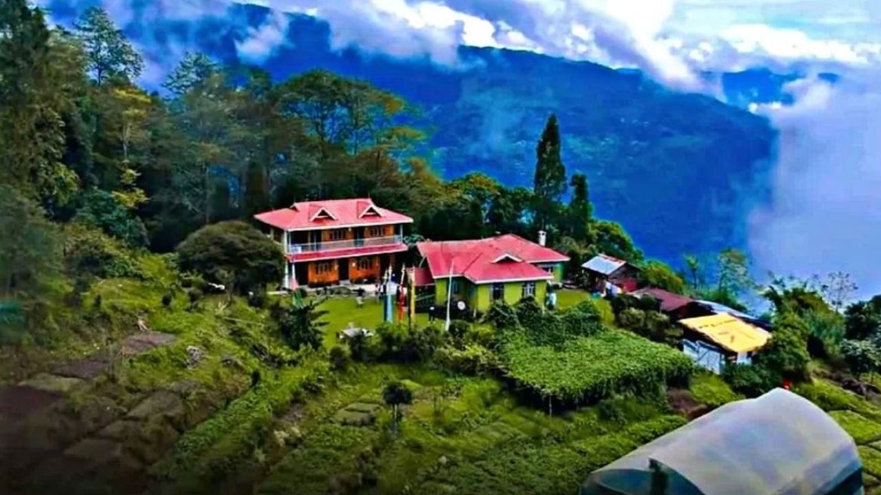 Kolbong nestled in the lap of the Himalayas and surrounded by natural beauty