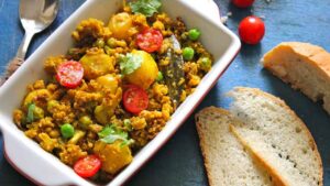 Recipe make minced cauliflower with just a few ingredients
