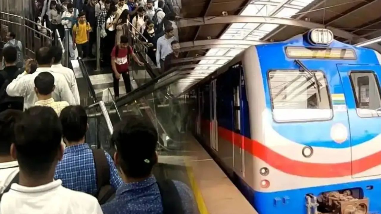 Kolkata Metro the number of trains on the Blue Line has increased