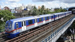Kolkata Metro the number of trains on the Blue Line has increased