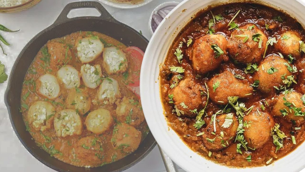 Recipe make delicious paneer stuffed potatoes recipe with few ingredients