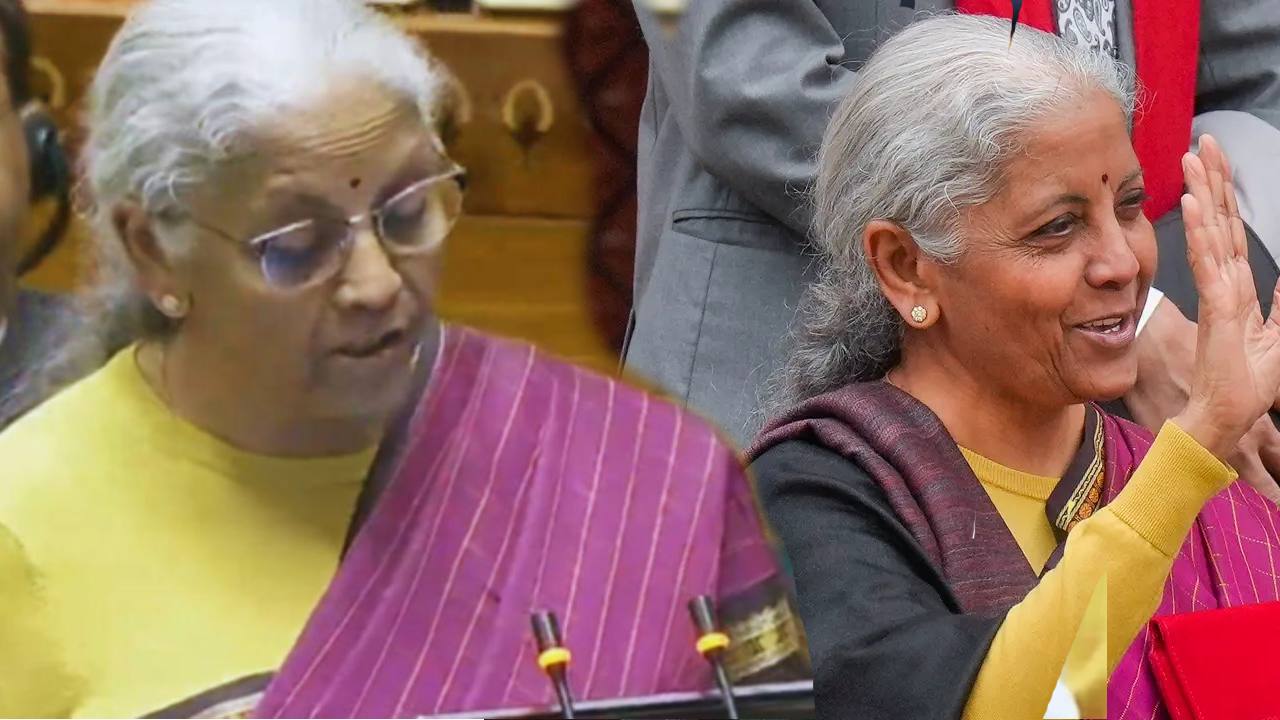 Which saree choose Nirmala Sitharaman for presenting the budget