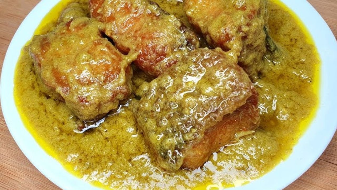 Spicy festive like katla fish curry recipe