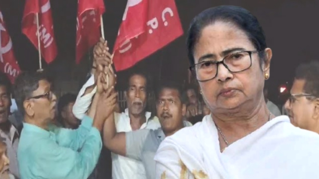 ভোটের মুখে বড় ভাঙন! ৪০০ পরিবার তৃণমূল ছেড়ে সিপিএমে, পার্টি অফিসে উঠল লাল পতাকা