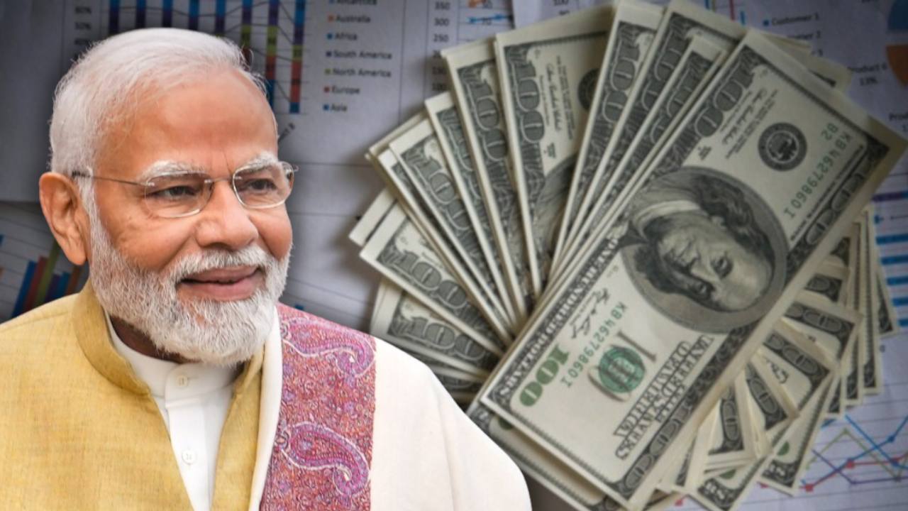 Huge increase in forex reserves amid tensions in the Middle East.