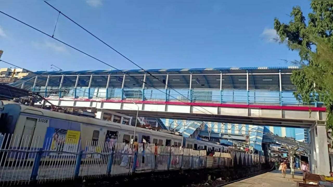 Indian railways made footover bridge in various stations 