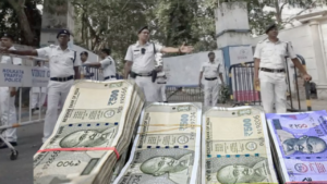 Police recovered rupees 57 lakh in kolkata