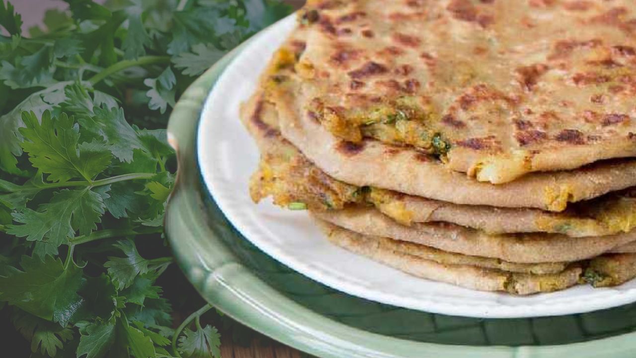 Recipe whip up some coriander parathas with just a few ingredients