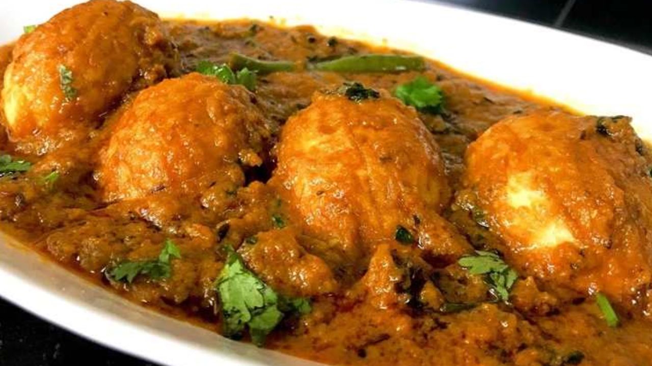 Easy egg mustard curry recipe 
