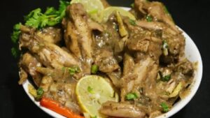 Recipe whip up delicious roasted mango chicken with just a few ingredients