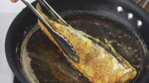 Cooking Tips if you do this before frying fish it won't stick anymore