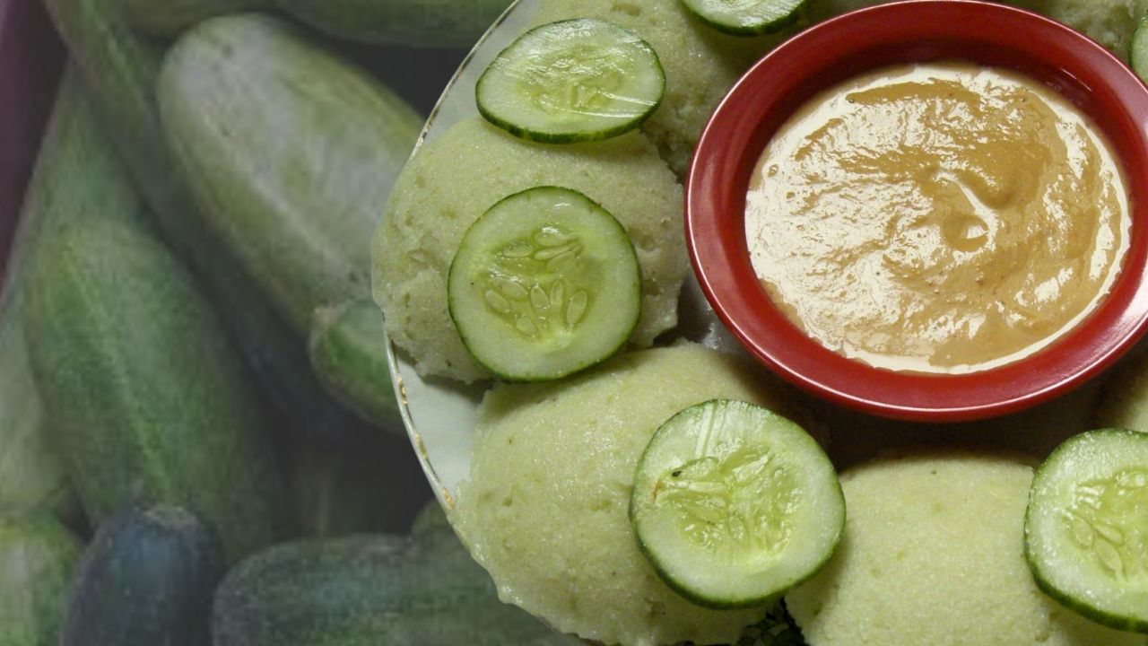 Recipe whip up delicious cucumber Idlis using just a few ingredients