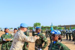 Blue Helmets from India were awarded by the United Nations 