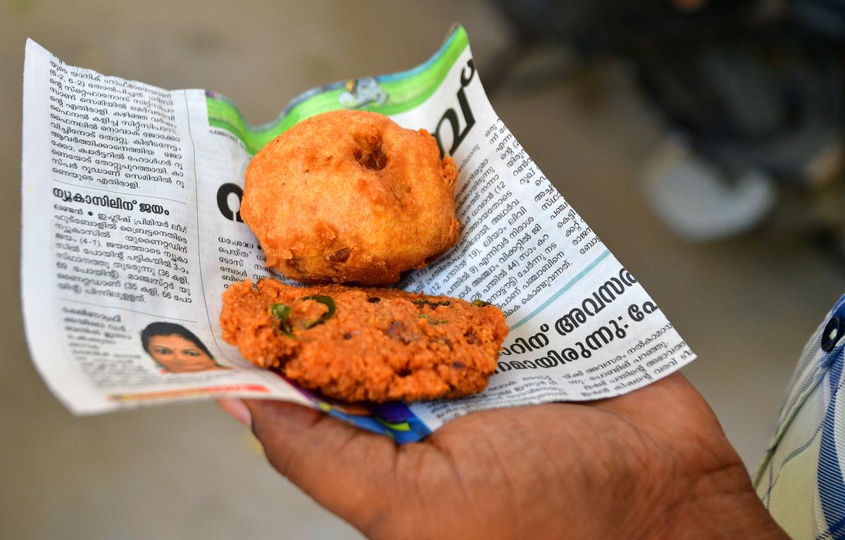 What happens if food is eaten on newspaper 