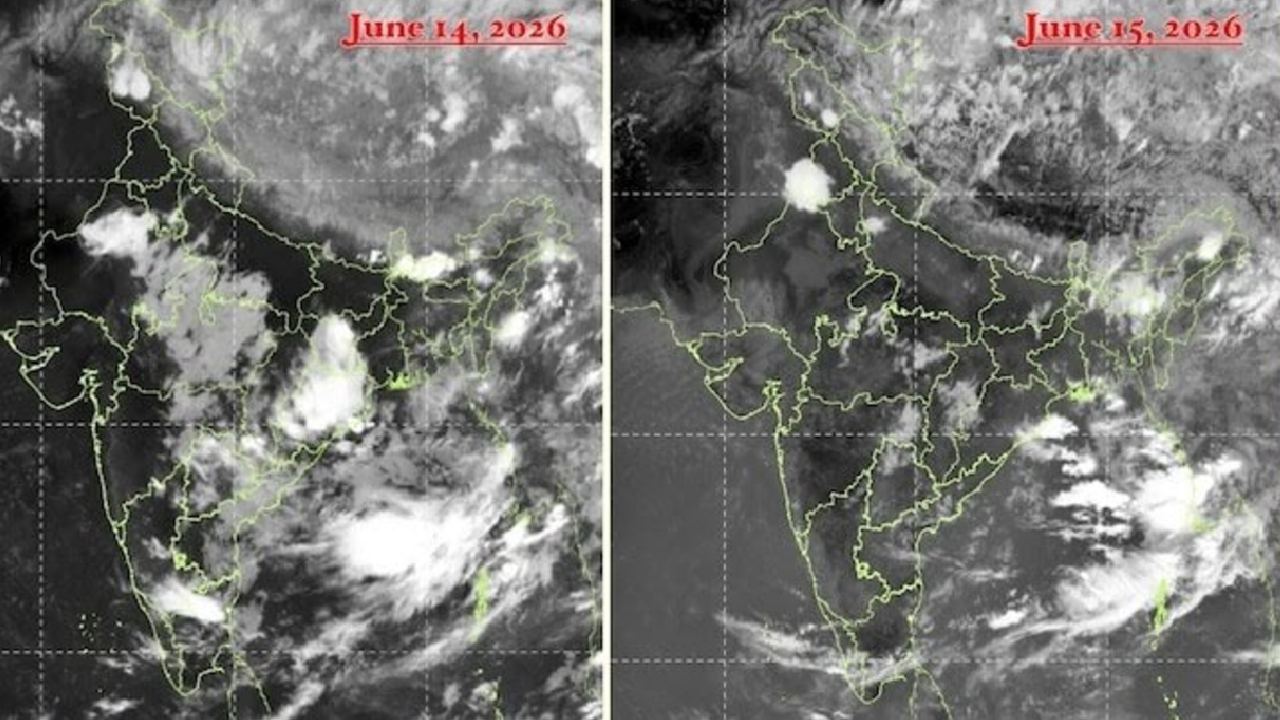 ভারতে উপস্থিত হয়েই ‘গায়েব’ বর্ষা! ‘মনসুন পজ’-এ বাড়ছে উদ্বেগ, সামনে এল স্যাটেলাইট ছবি